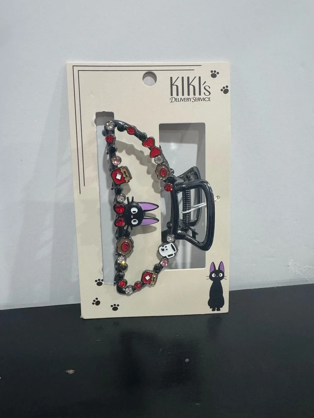 Studio Ghibli Kiki's Delivery Service Jiji icon Claw Hair Clip